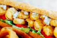 По бой сендвич с устрицами