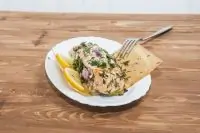 Лосось с лимоном, запечённый в гриль-бумаге