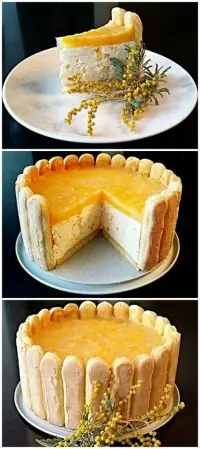 Торт «Манговые облака»