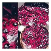 Творожный брауни с черной смородиной «Chocolate Blackcurrant»