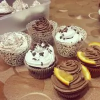 Капкейки с белковым кремом