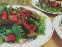 Куриная печень по анжуйски