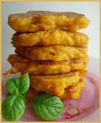 Оладушки из тыквы с бананом