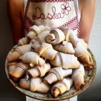 Рогалики с абрикосовым джемом