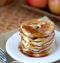 Яблочные круги с мёдом