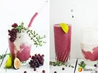 Мятный виноградный смузи