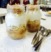 Яблочно-творожный десерт