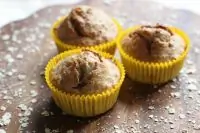 Овсяные маффины с изюмом и орехами