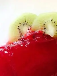 Желе из клюквы