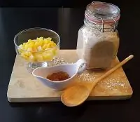 Тропическая овсянка в банке