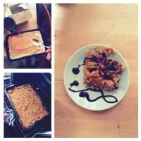 Морковная запеканка из манной каши и творога