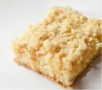 Песочный пирог с творожной начинкой