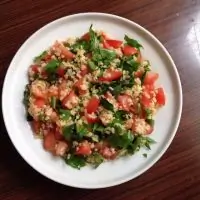 Холодный салат с булгуром