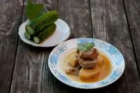 Рагу с картошкой в казане