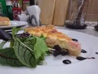 Киш лорен с слабосоленым лососем