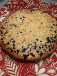 Пирог из черники