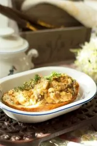 Баклажаны тушеные в сметане