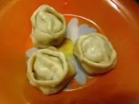 Манты с говяжьим мясом и картофелем