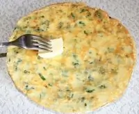 Сырные блинчики с зеленью