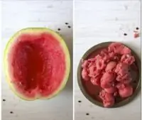 Алкогольное желе в арбузе