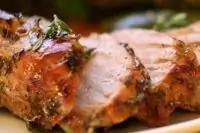 Свинина, запеченная с розмарином