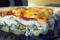 Куриная запеканка с картофелем и грибами «по-французски»