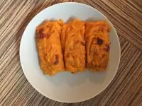 Биточки из батата, тыквы и моркови