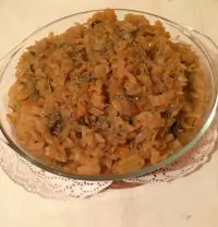 Солянка из капусты с грибами