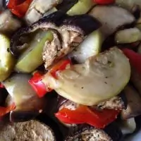 Запеченные овощи с розмарином