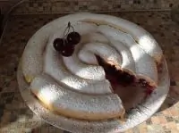 Хитрый пирог с вишней