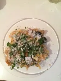 Фетучини «Ред хот чили чикен»