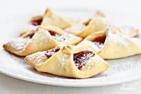 Творожное печенье с вареньем