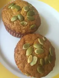 Тыквенные маффины с семечками