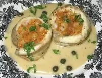 Рыба, фаршированная грибами