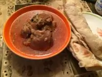 Свиная рулька в мультиварке с домашним лавашом