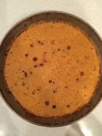 Тыквенный пирог на кукурузной муке