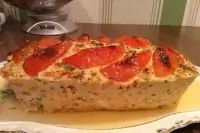 Запеканка из телятины и индейки с помидорами
