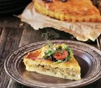 Быстрый пирог с капустой