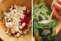 Салат с пастой и болгарским перцем