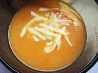 Весенний суп из моркови и картофеля