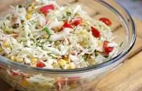 Салат «Летний» с капустой