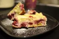 Итальянский пирог с вишней и маскарпоне