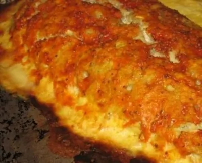 Рыбный рулет, запеченный в духовке