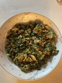 Испанская тортилья с картофелем, перцем и яйцами