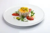 Оливье с копченой куриной грудкой