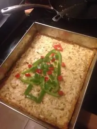 Французский пирог с курицей и луком