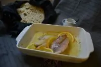 Морской окунь в медово-цитрусовой заправке