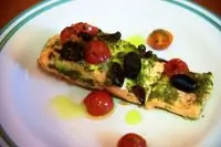 Лосось по средиземноморски