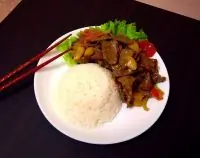 Печень в азиатском стиле