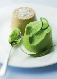 Флан из кабачка с лавровым листом